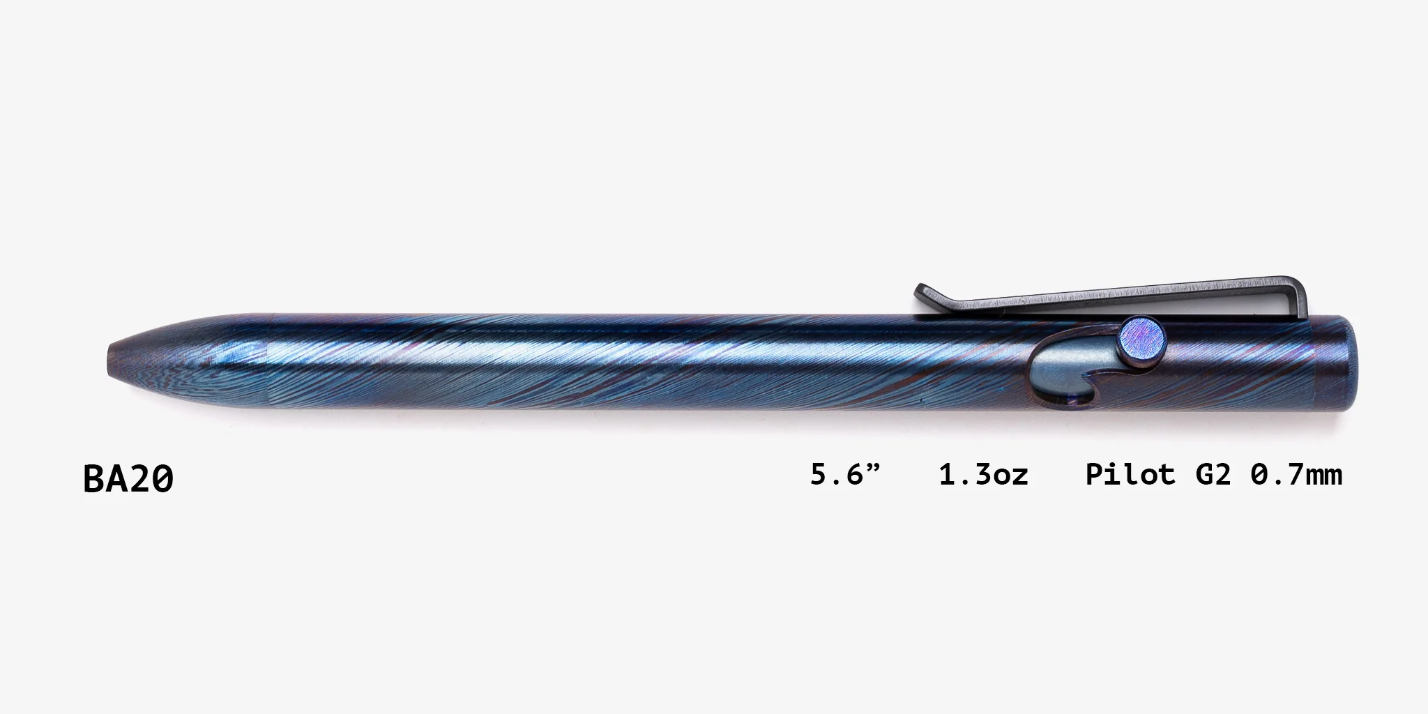 Full Titanium Damascus Bolt Action Pens - Image 20