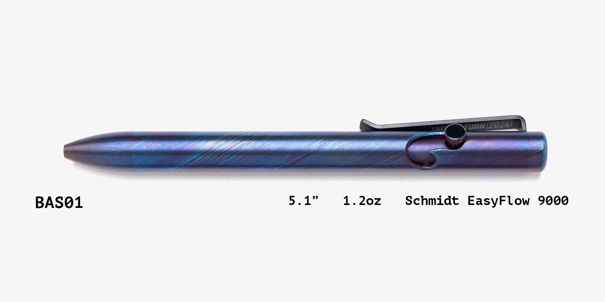 Full Titanium Damascus Bolt Action Pens - Image 23