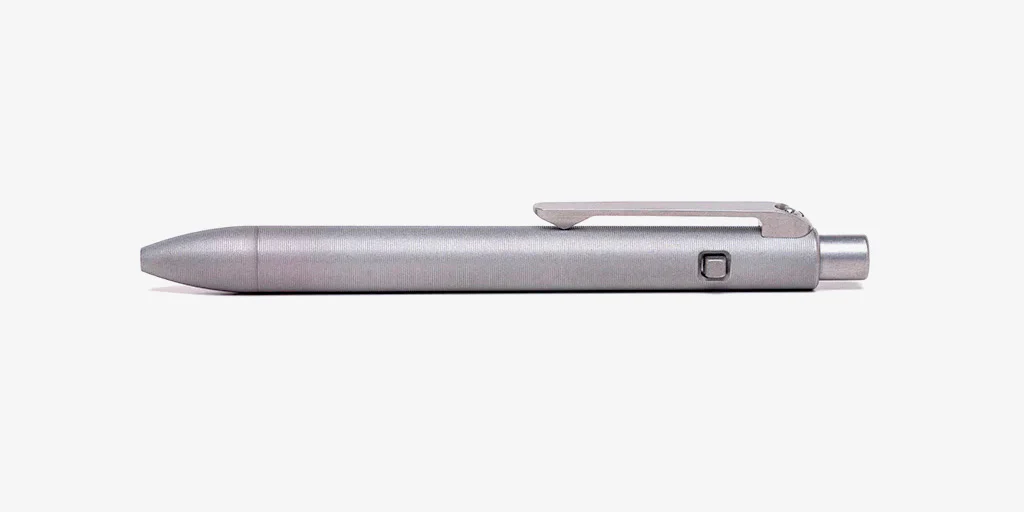 Stonewashed Titanium Side Click Pen - Image 3