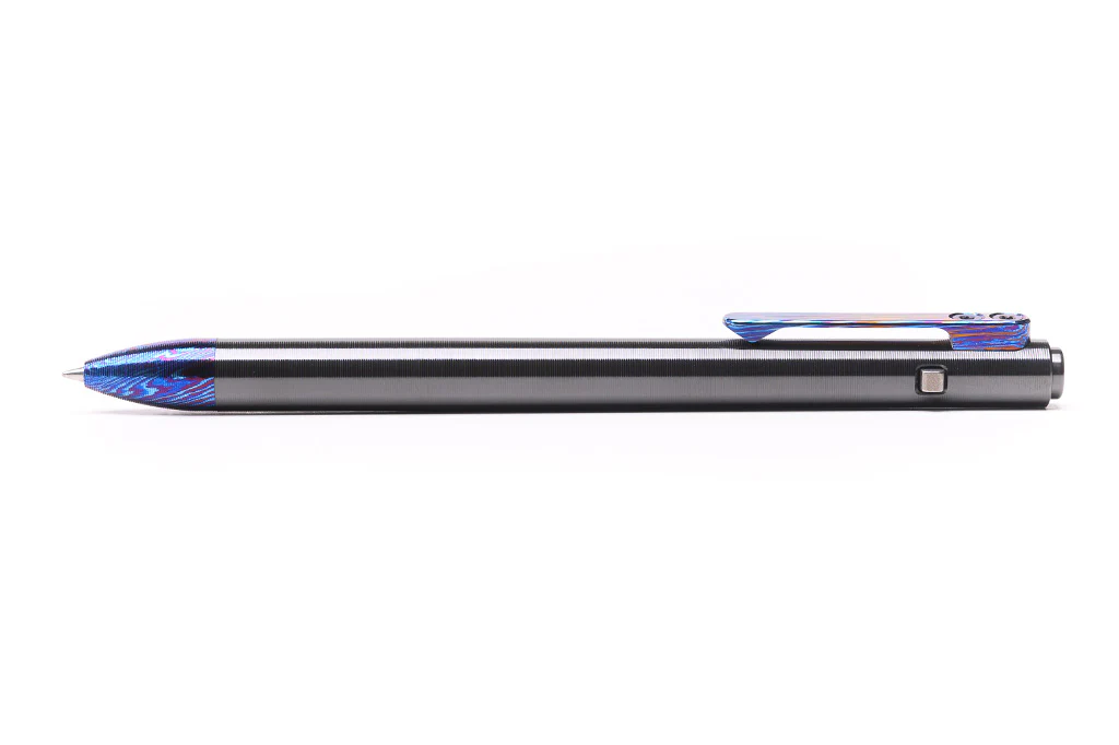 Titanium Damascus Side Click Pens - Image 4