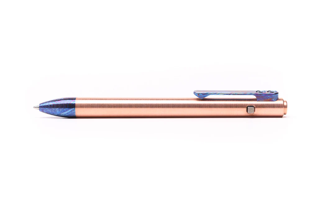 Titanium Damascus Side Click Pens - Image 6